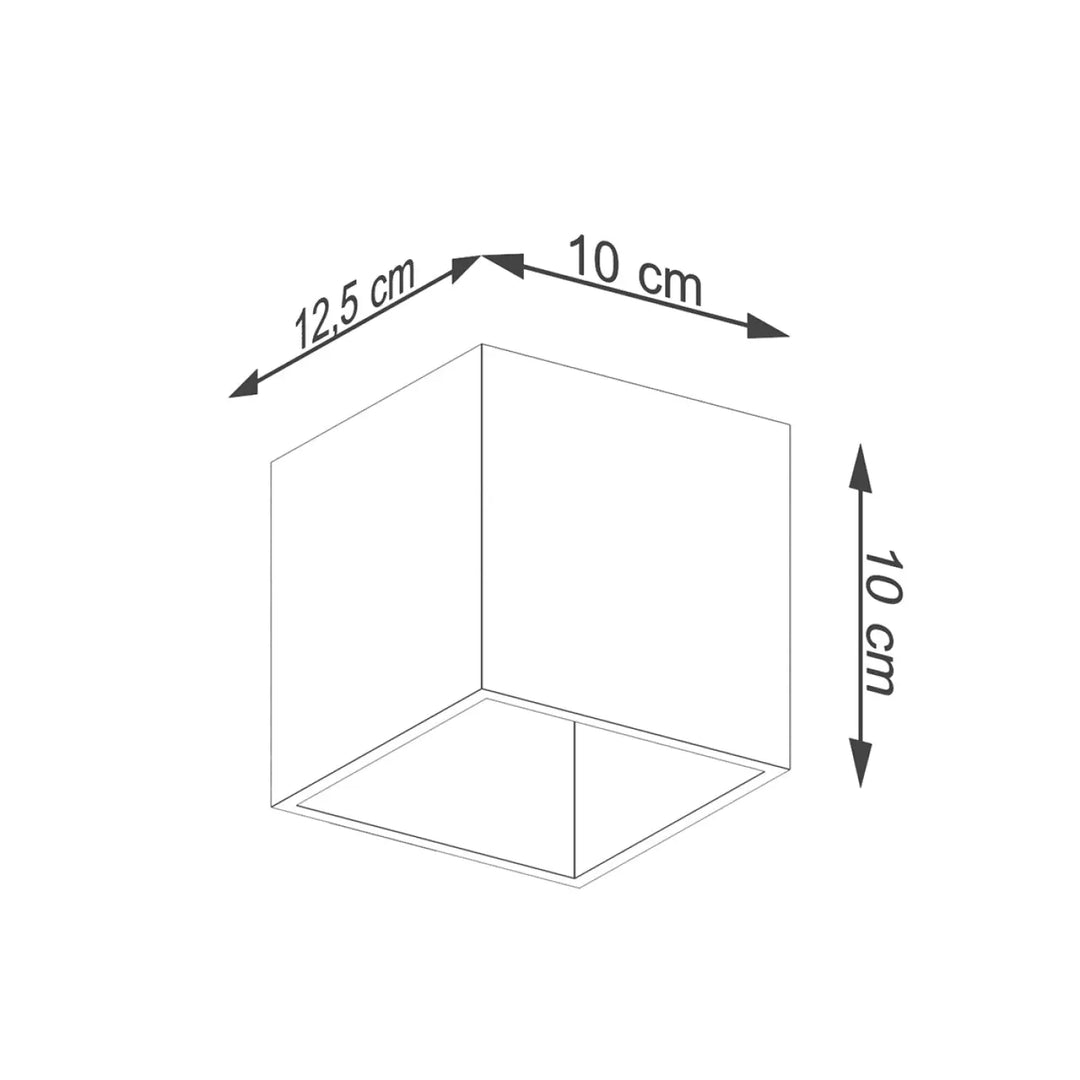 Applique murale quad 1 or en simple coup avec boîte de rangement blanche minimaliste 10x12,5 cm pour décoration intérieure