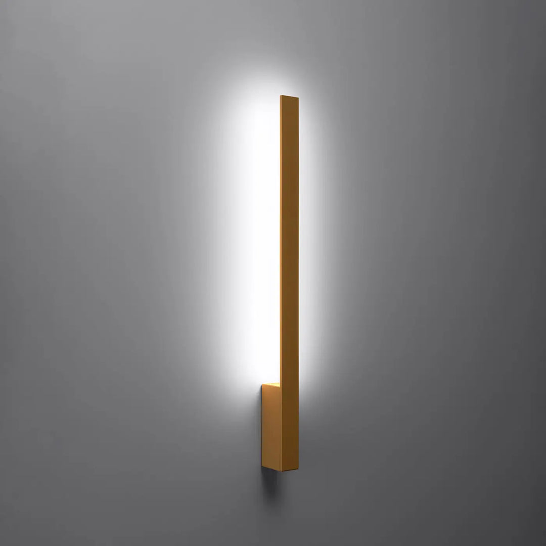 Applique murale lahti m 4000k or en métal doré minimaliste avec module led intégré pour solutions imprévisibles d’éclairage