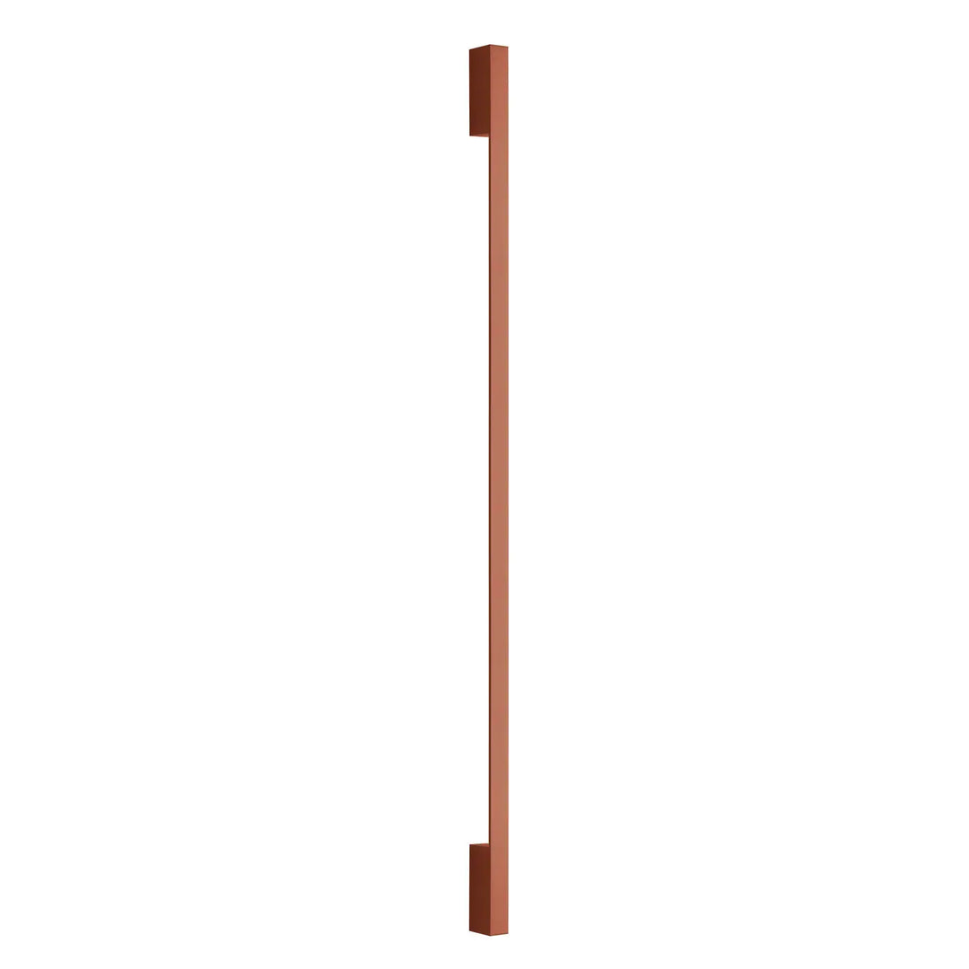Applique murale sappo 150 led cuivre minimaliste avec finition lisse disponible en six variantes vert olive rouge ocre