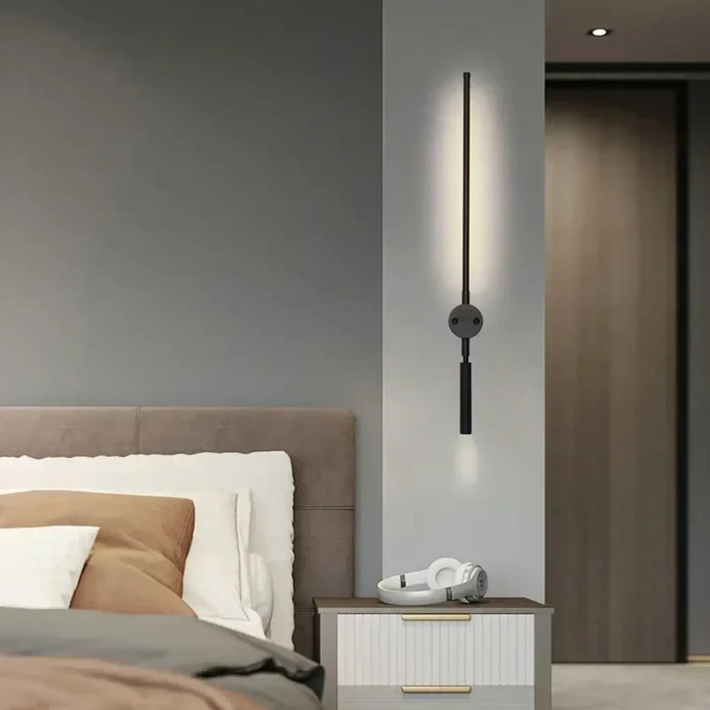 Applique murale LED a tête pivotable à 360°


