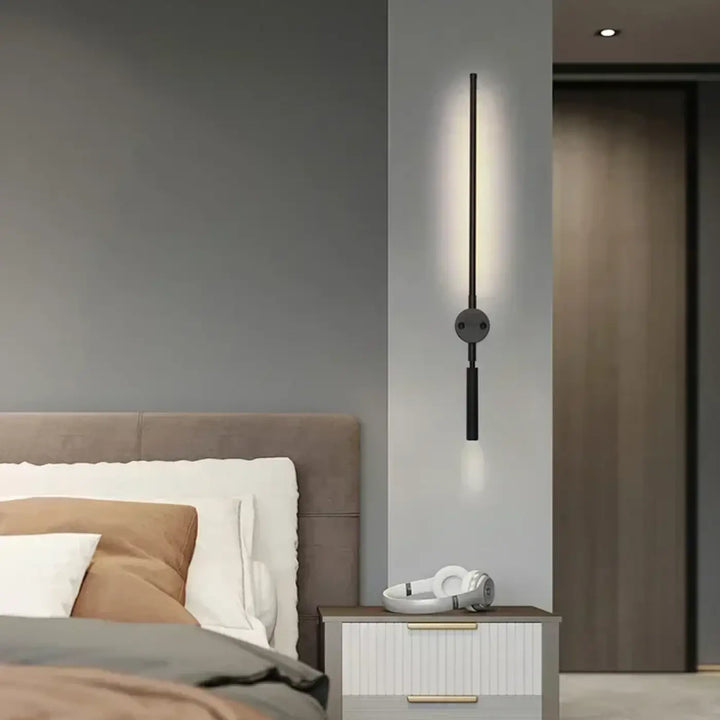 Applique murale LED a tête pivotable à 360°

