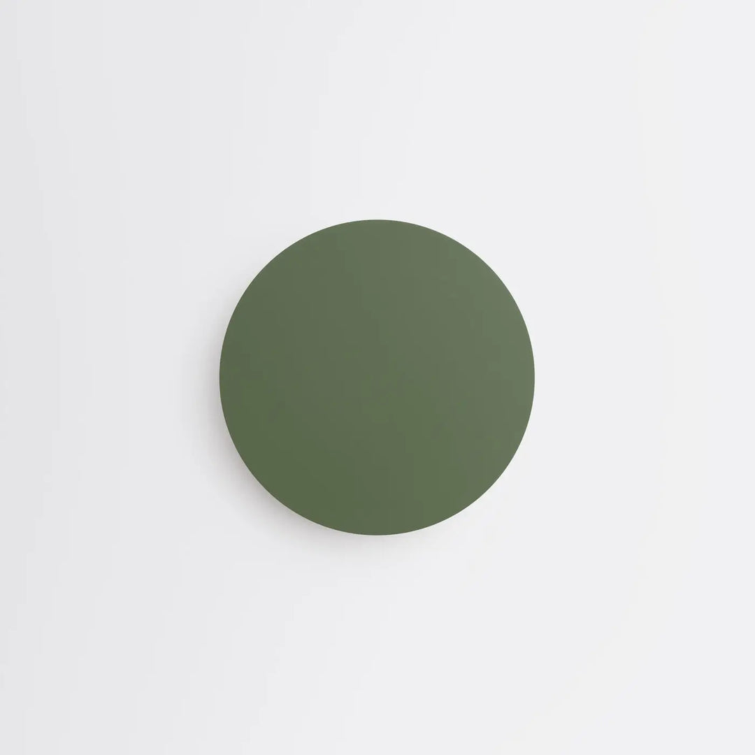 Applique murale seule borgen 3000k en vert olive présente un design moderne pour éclairage mural élégant