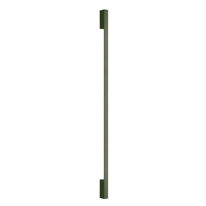 Applique murale sappo 150 led vert olive avec poignée rectangulaire minimaliste finition métallique longueur crée six variantes