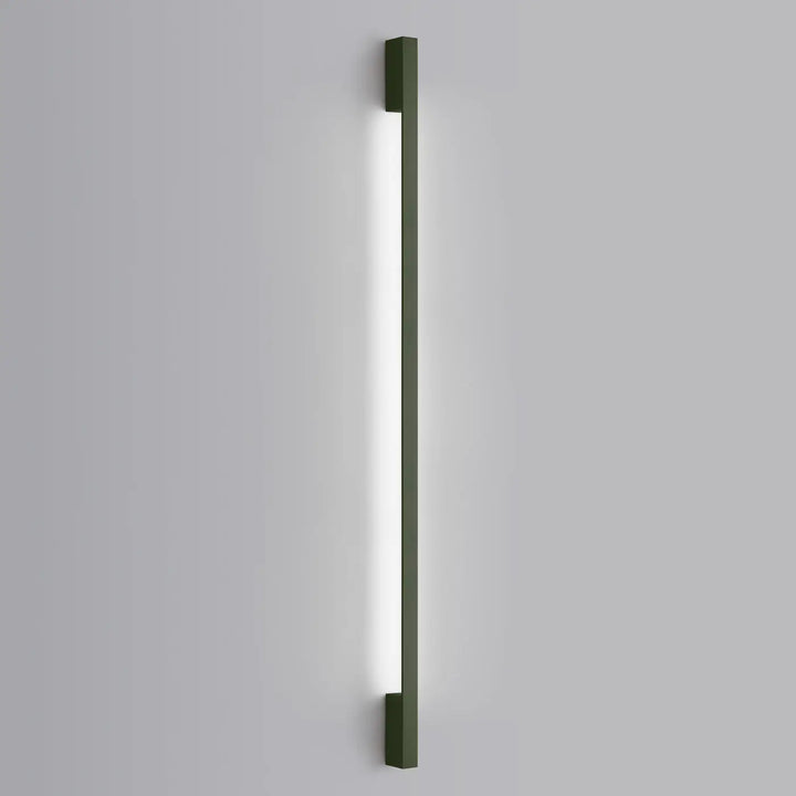 Applique murale sappo 150 led vert olive avec design minimaliste intégré led six variantes et longueur crée optimale