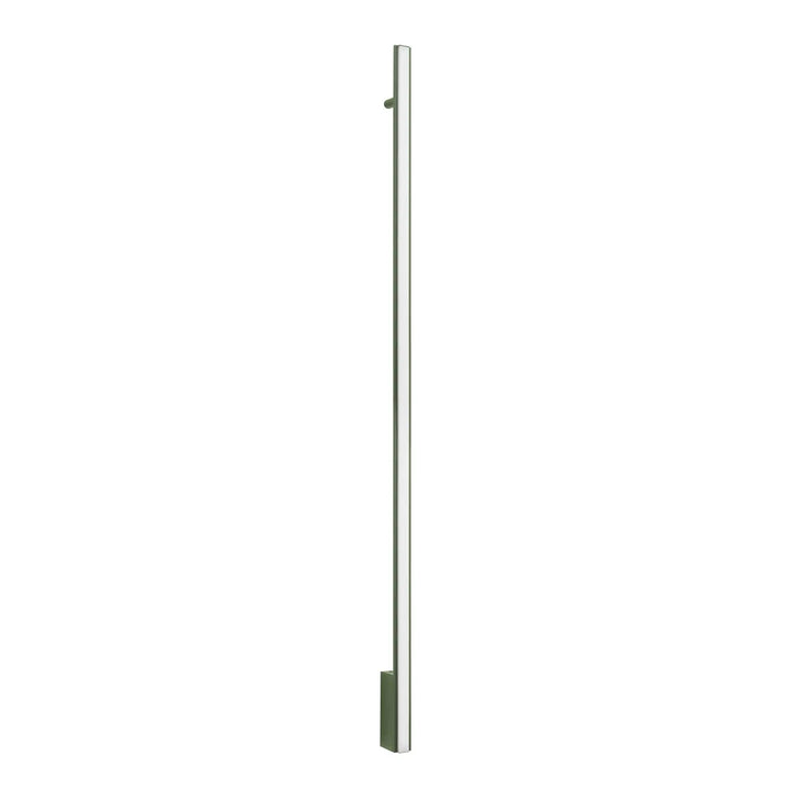 Applique murale lagom 150 led 3000k vert olive avec design minimaliste et excellente finition acier inoxydable