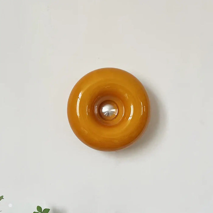 Applique murale moderne en forme de donut original et design
