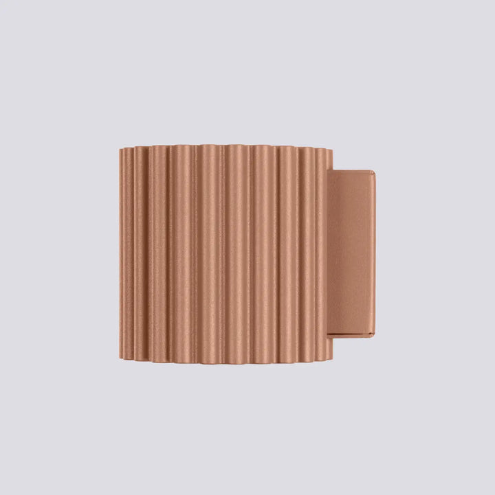 Clasp en métal cuivre avec attache rectangulaire pour applique murale aura moka forme unique inspirée