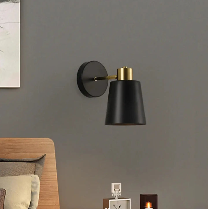 Applique Murale Noir Pour Tête De Lit Au Style Nordique En Métal