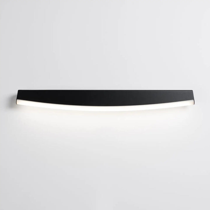 Applique murale jorun 4000k noir avec design élégant en finition mate et couleurs d’éclairage blanc intégré