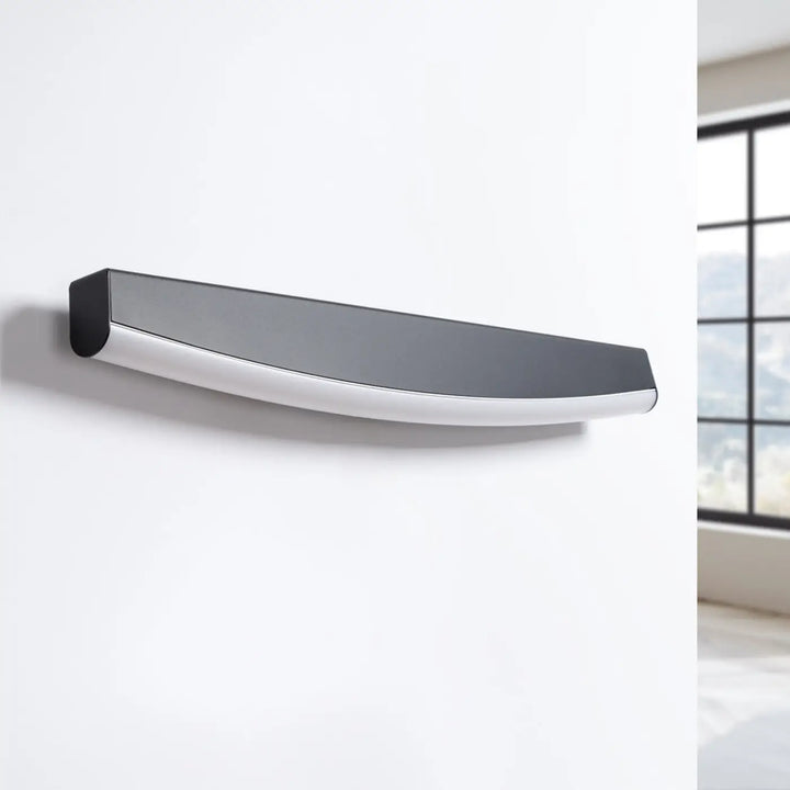 Applique murale jorun 4000k noir avec design élégant en matte noir et chrome pour couleurs d’éclairage modernes