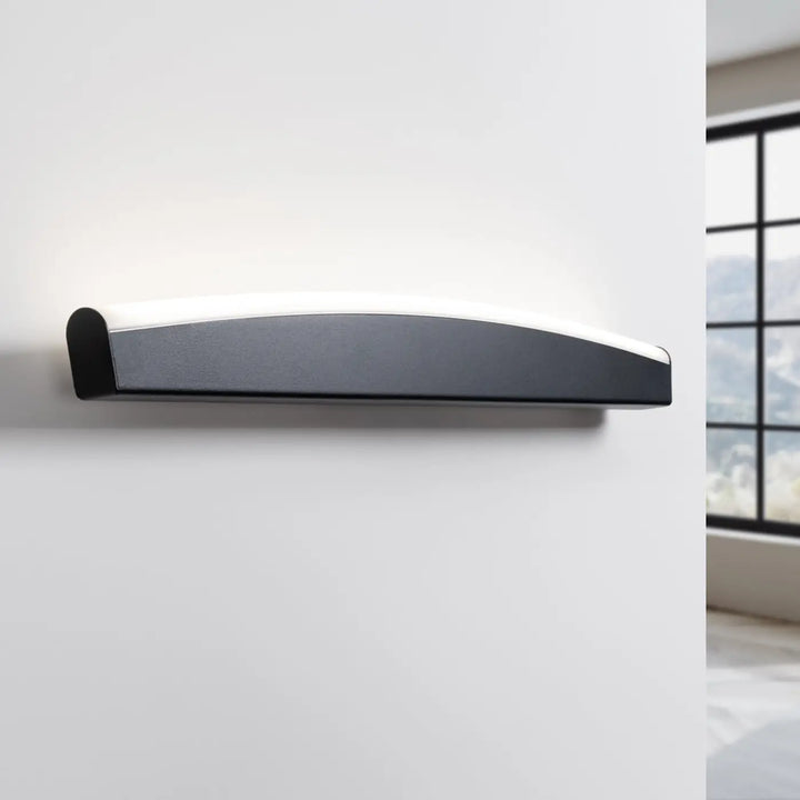 Applique murale jorun 4000k noir avec design élégant en led et couleurs d’éclairage blanc doux pour lampes suspendues