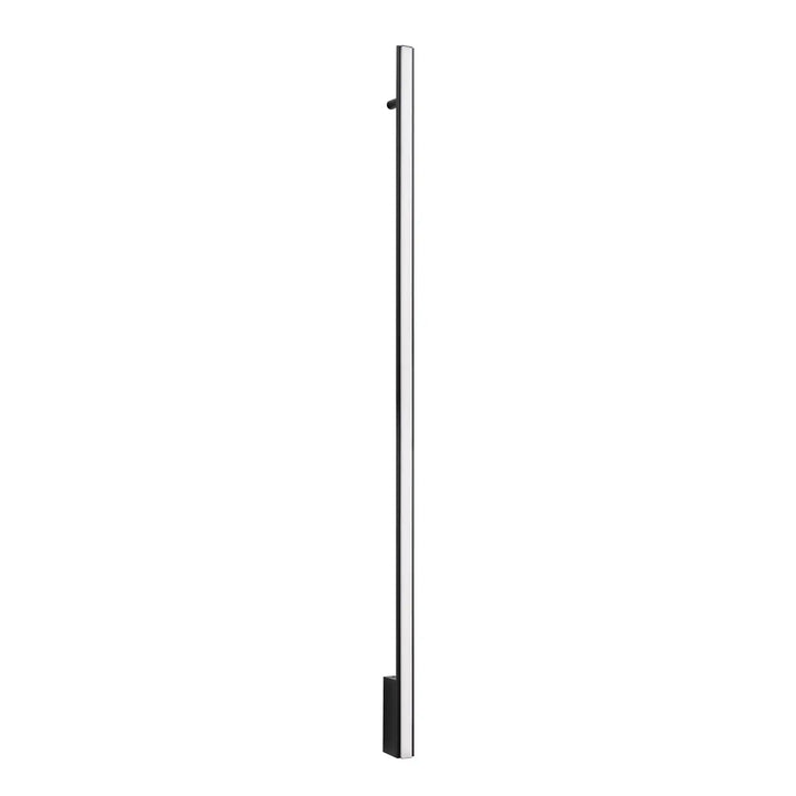 Applique murale lagom 150 4000k noir chrome finition cylindrique avec poignée noire idéale pour plafonniers linéaires lumière chaude