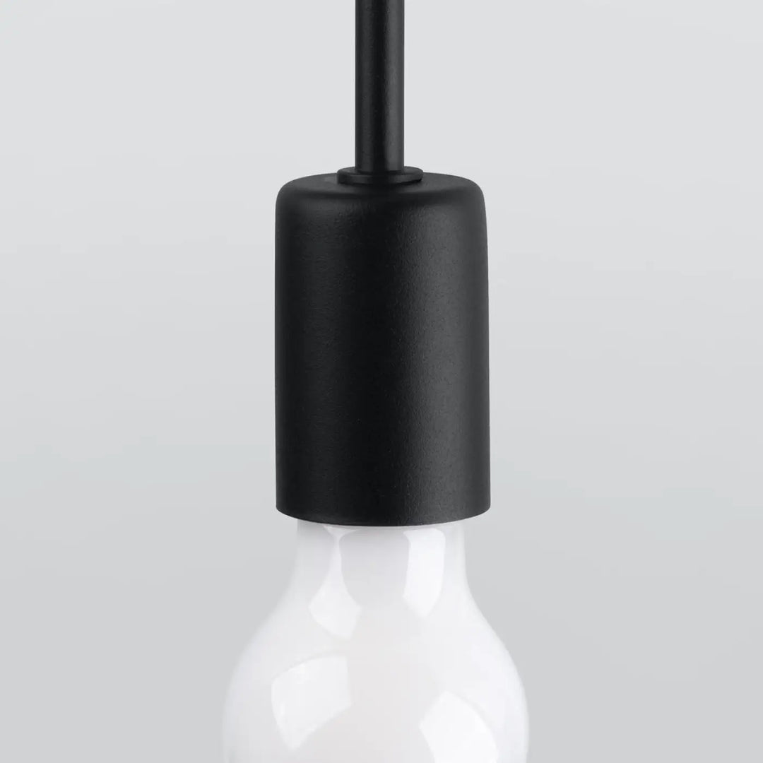Applique murale lever noir en finition mate noire avec globe en verre blanc dans la collection incroyablement stylées lever