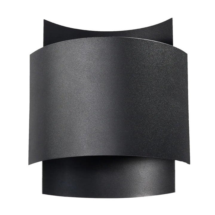 Applique murale impact noir en finition mate avec design original fera et luminaire mural intemporel de qualité