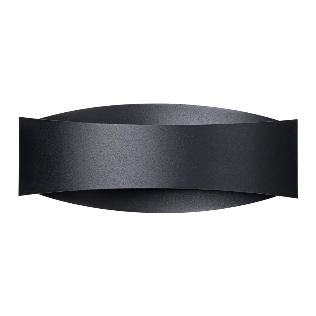 L’applique toni noir en finition mate offre un ornement subtil aux couleurs classiques et un design mural moderne