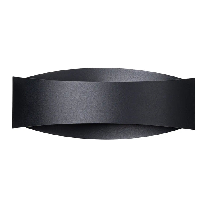 L’applique toni noir en finition mate offre un ornement subtil aux couleurs classiques et un design mural moderne