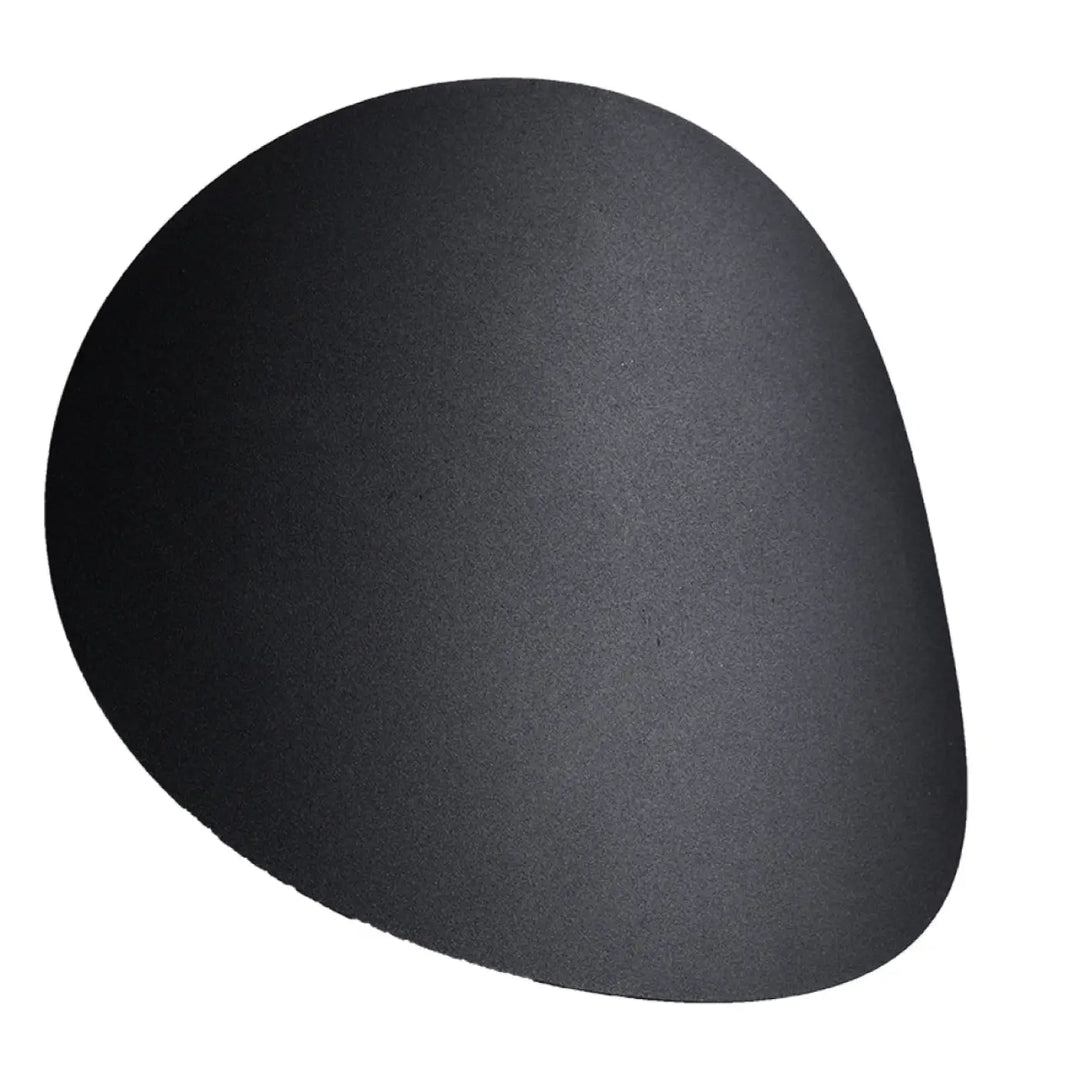Applique murale senses noir en mousse matte avec surface légèrement texturée design original fera luminaire intemporel