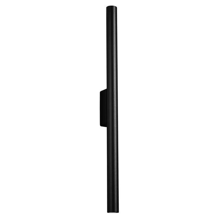 Applique murale pastelo 2 noir cylindrique en design moderne, lampe pastelo idéale pour intérieur contemporain