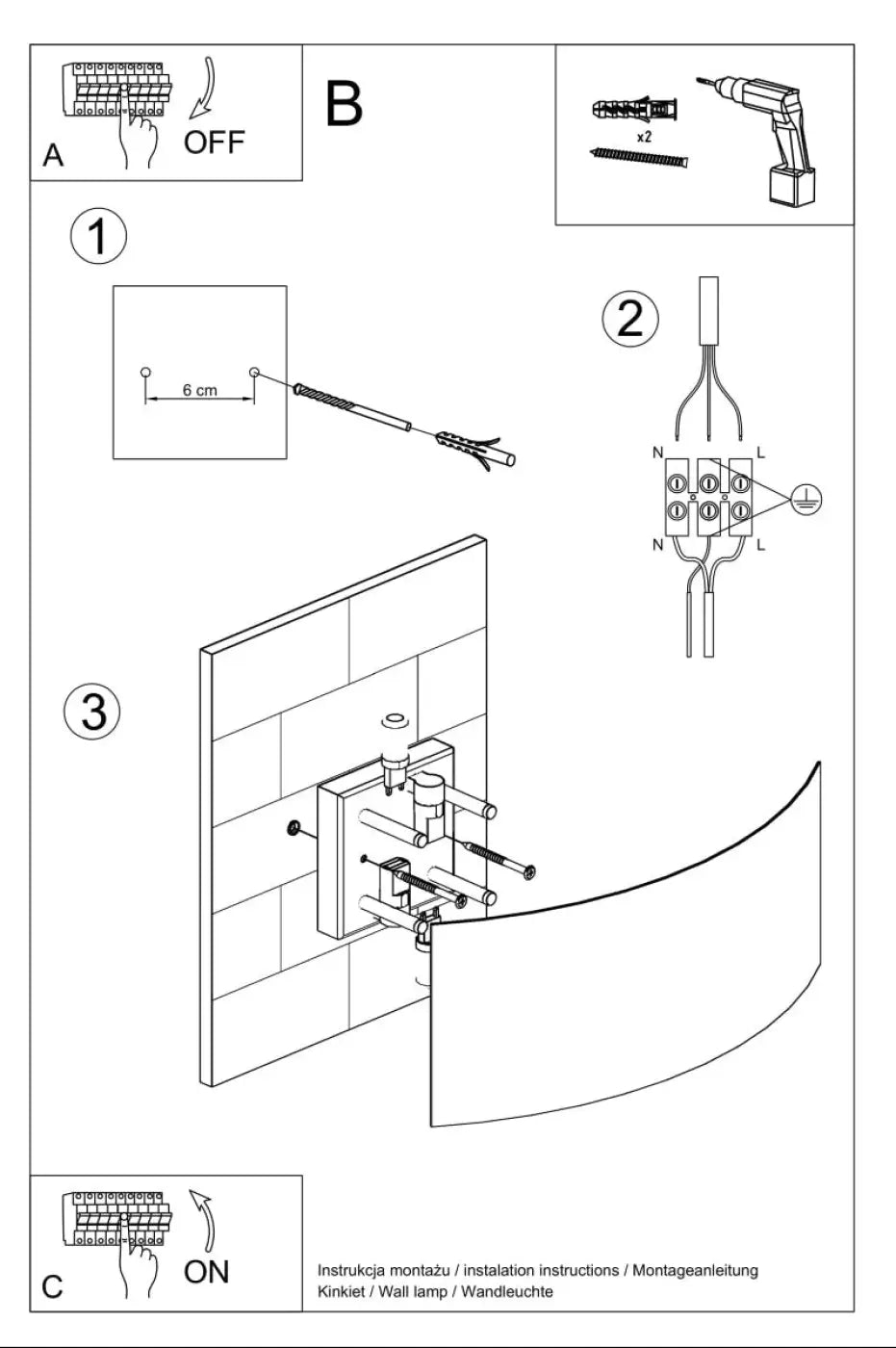 L’applique magnus est une applique murale de douche en finition métallique noire avec un design original et des commandes intégrées