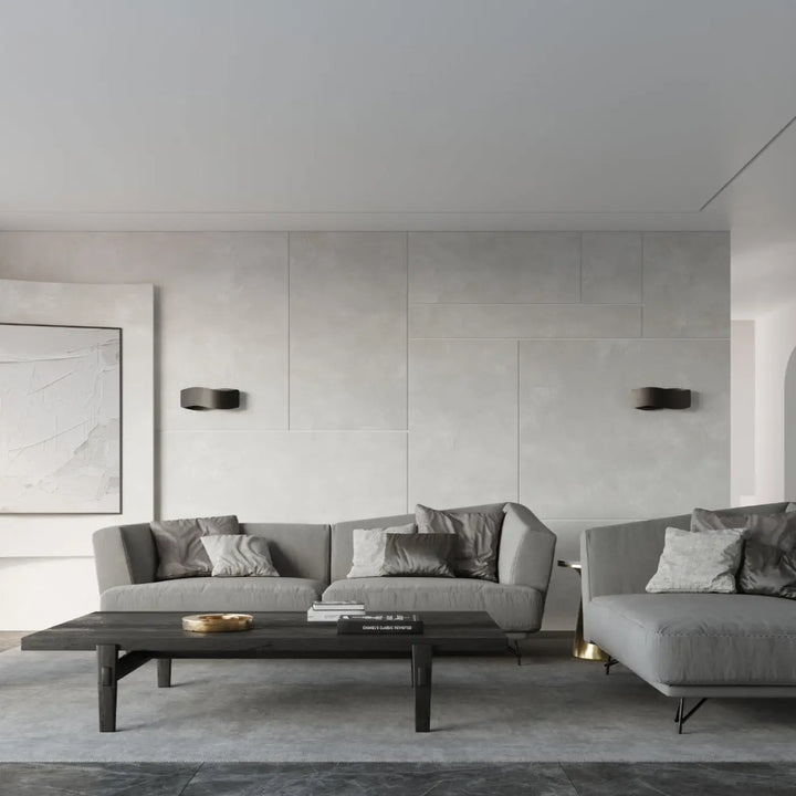 Applique murale tila 30 noir avec design original et luminaire tila pour un luminaire intemporel moderne