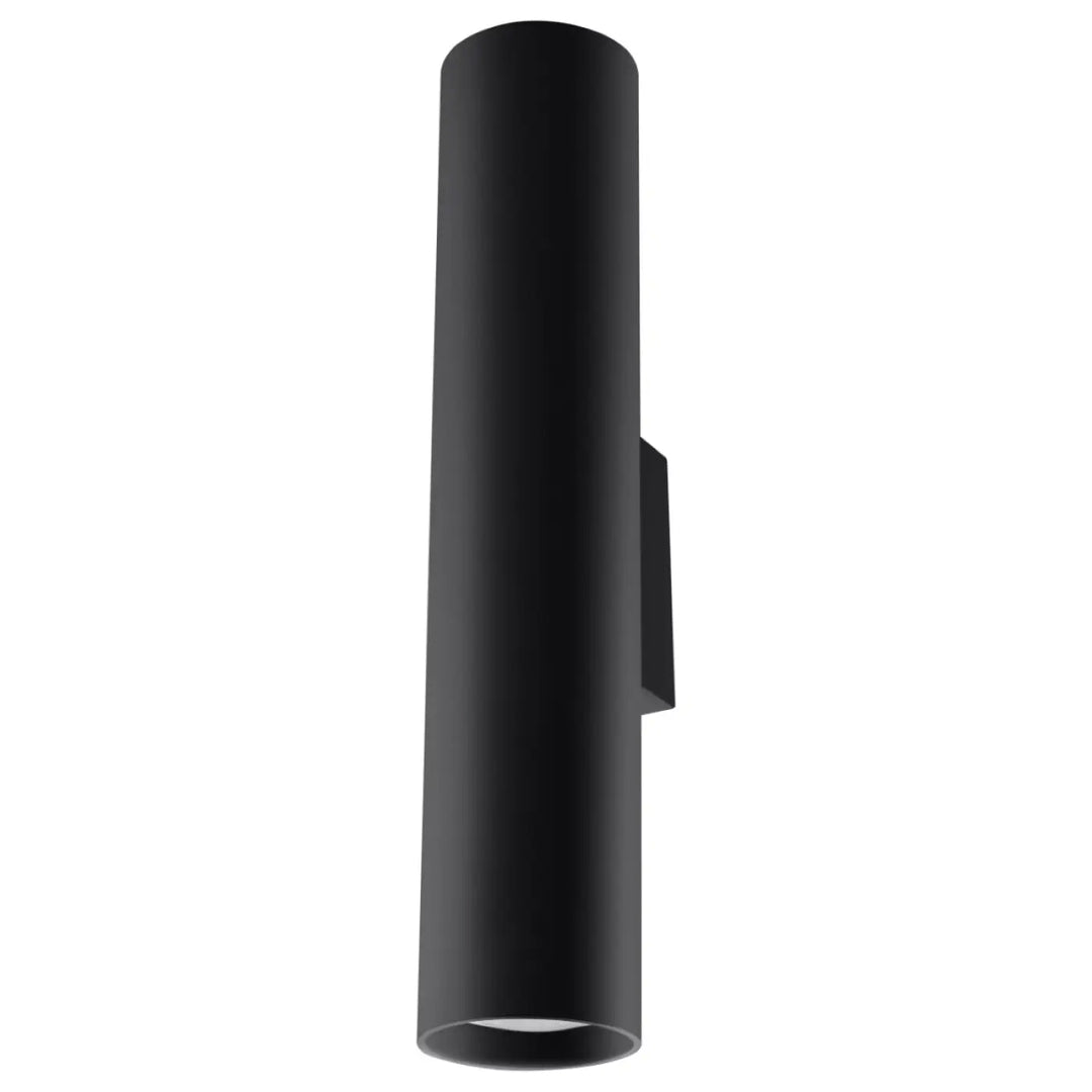 Applique lagos 2 noire en métal au design minimaliste pour une décoration moderne et élégante en intérieur