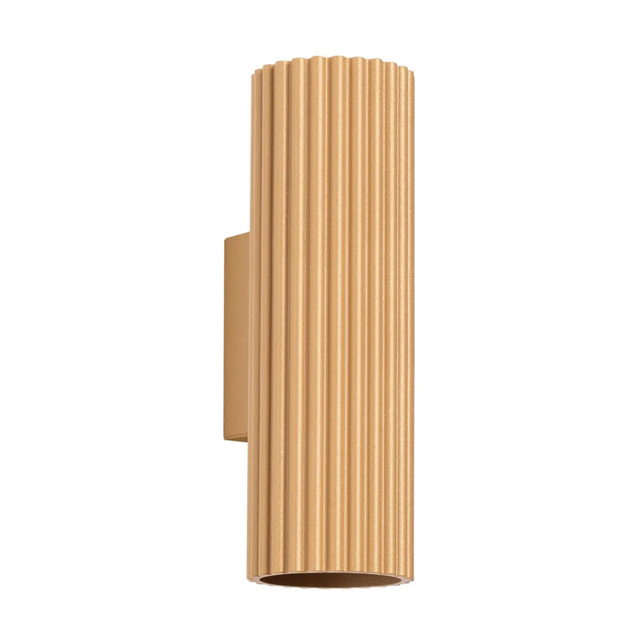 Applique murale karbon 20 or finition métallique élégante avec design minimaliste et ampoules gu10 interchangeables