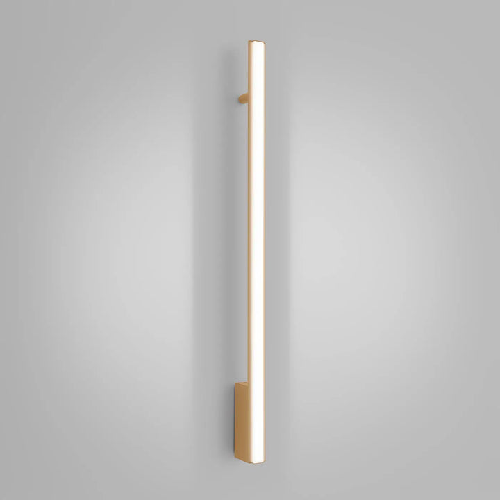 Applique murale lagom 90 or design minimaliste avec illumination led intégrée collection lagom allient excellente qualité