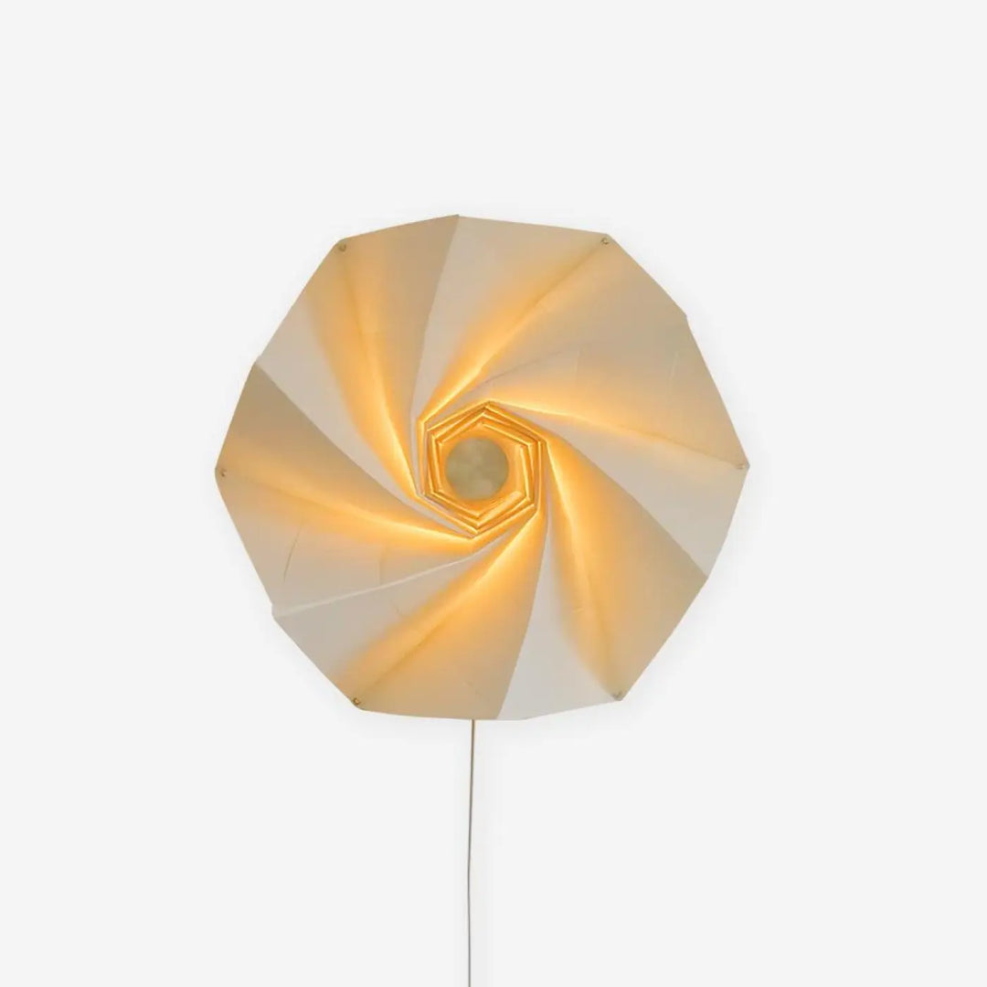 Applique Murale Origami Blanche En Aluminium