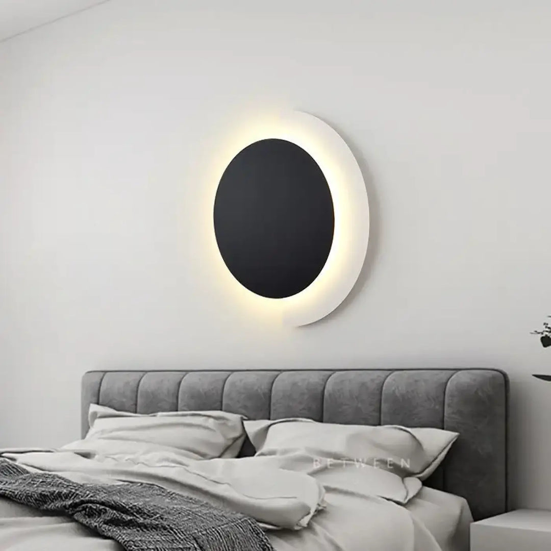 Applique murale post moderne à LED en orange, vert ou noir

