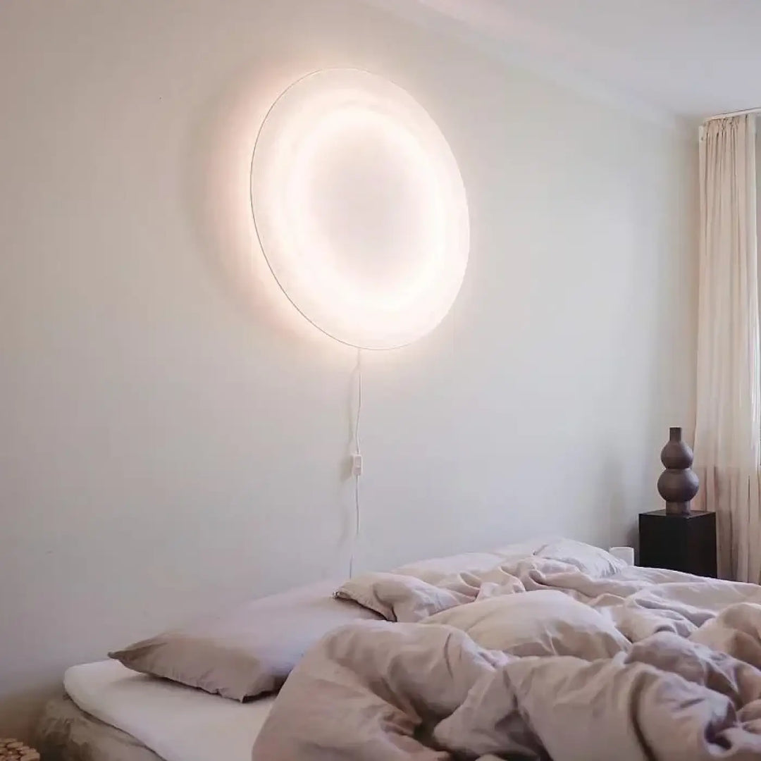 Applique Murale Ronde Haut De Gamme Multicolore Et Dimmable