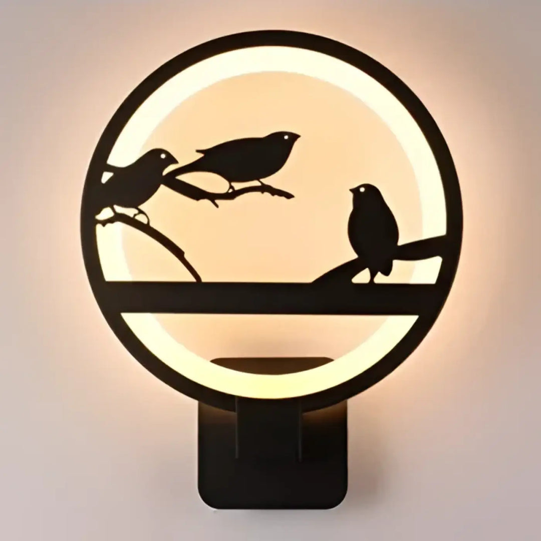 Applique murale ronde LED avec différentes cinématiques

