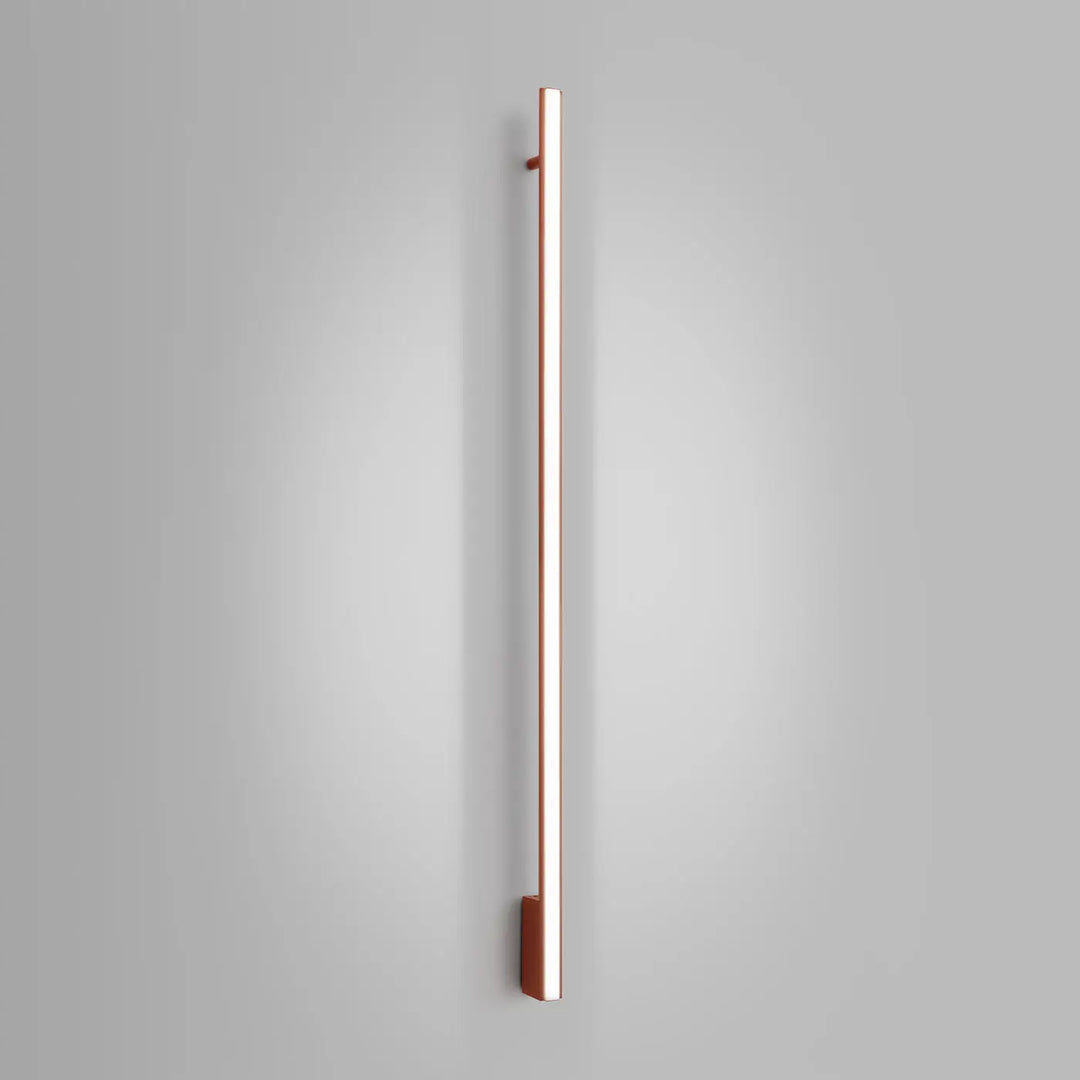 Applique murale lagom 150 en finition cuivre rouge ocre design minimaliste et excellente finition collection lagom allie