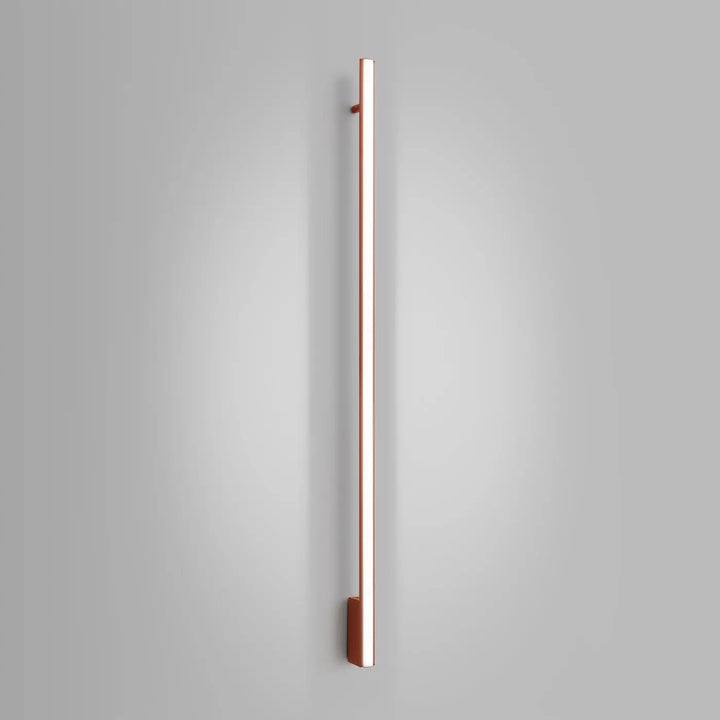 Applique murale lagom 150 en finition cuivre rouge ocre design minimaliste et excellente finition collection lagom allie