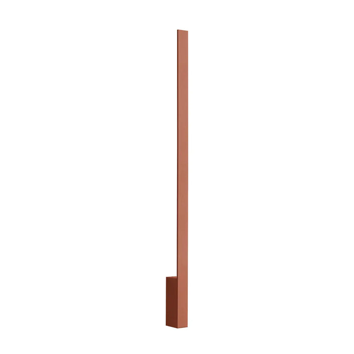 Applique murale lahti 90 led 3000k en design moderne avec finition cuivre rouge ocre minimaliste et élégante