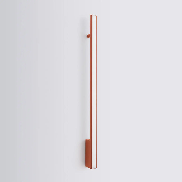 Applique murale lagom 90 rouge ocre en cuivre finition excellente design minimaliste collection lagom allie