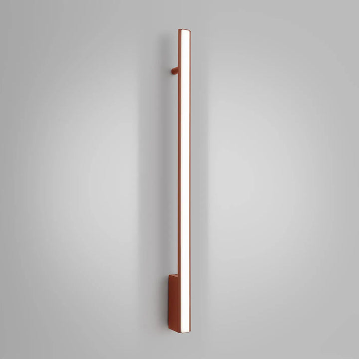 Applique murale collection lagom allie avec finition cuivre excellente et led intégrée lumière blanche design minimaliste