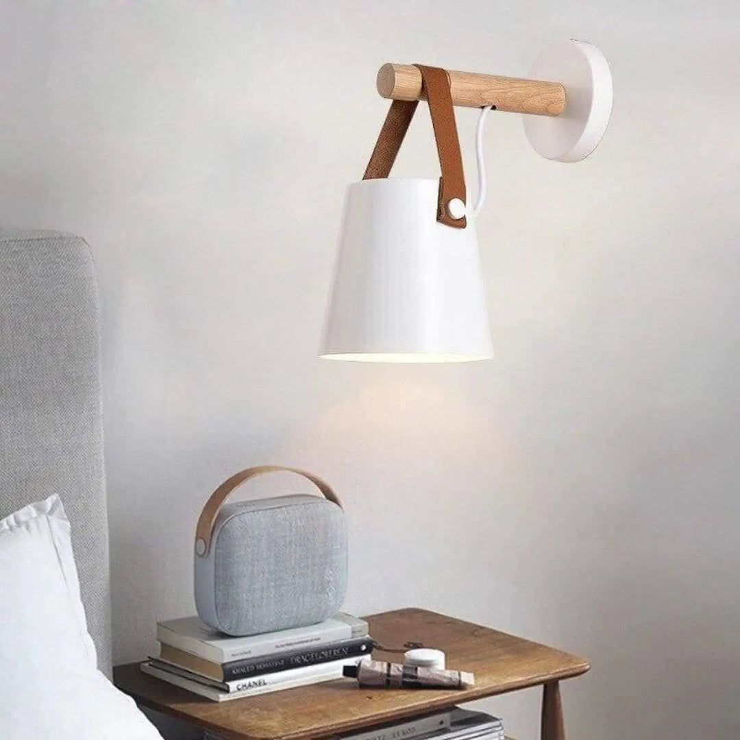 Applique Murale Scandinave Bois au Design Épuré