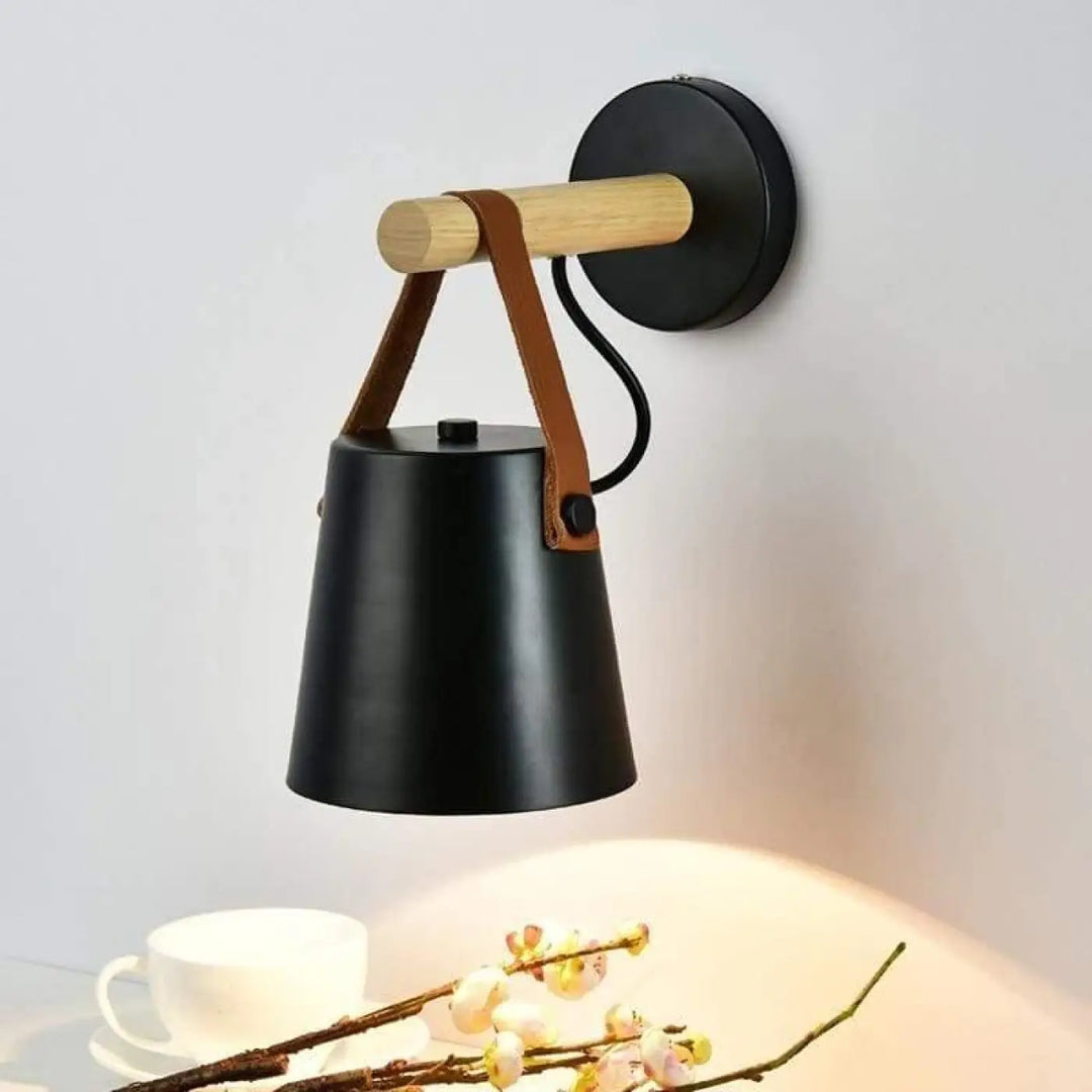 Applique Murale Scandinave Bois au Design Épuré