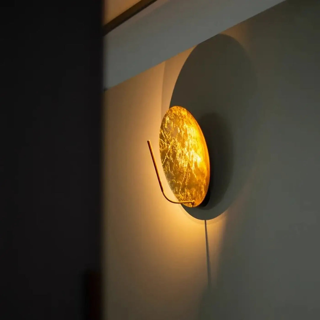 Applique murale style pleine lune pour une ambiance chaleureuse