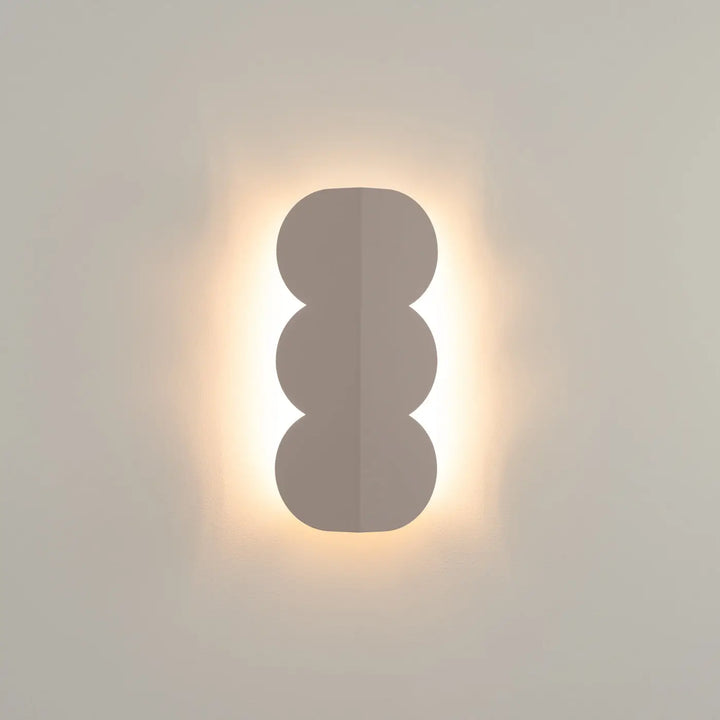 BISCUIT taupe wall light