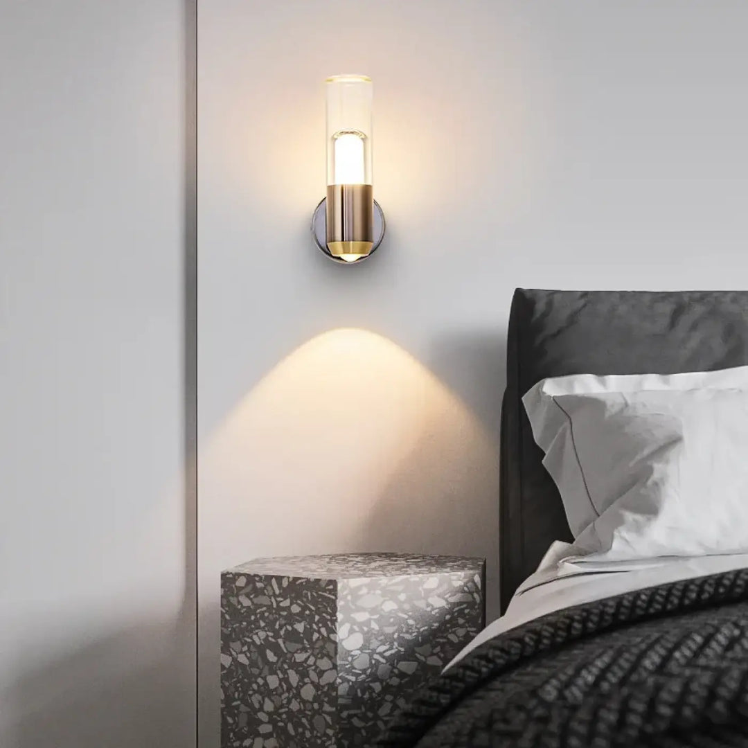 Applique murale pour tête de lit avec ampoule G4

