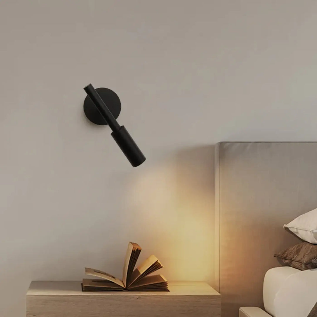 Applique Murale Tête De Lit Noir Et Doré Éclairage Orientable