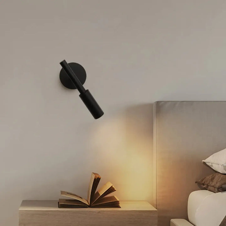 Applique Murale Tête De Lit Noir Et Doré Éclairage Orientable
