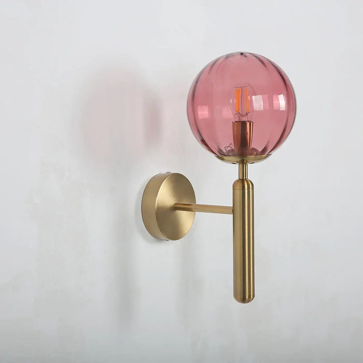 Applique murale en verre transparent design moderne