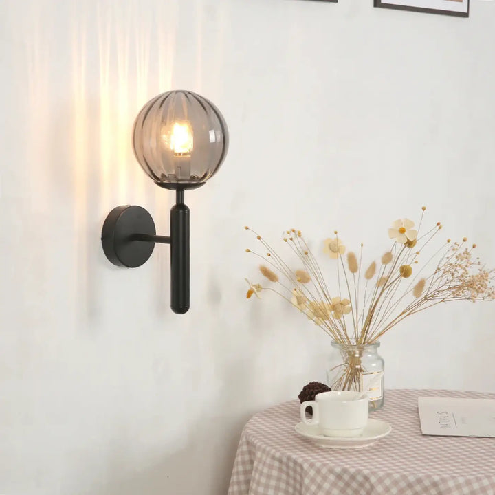 Applique murale en verre transparent design moderne