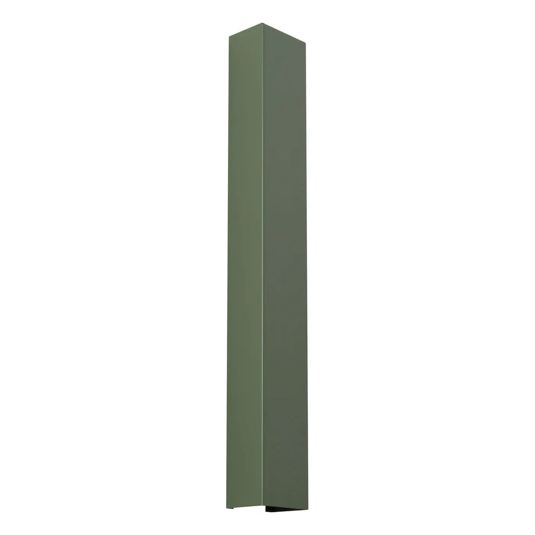 Applique murale freya 60 en métal olive vert mat au design minimaliste de la collection cinq coloris compose d’appliques murales minimalistes