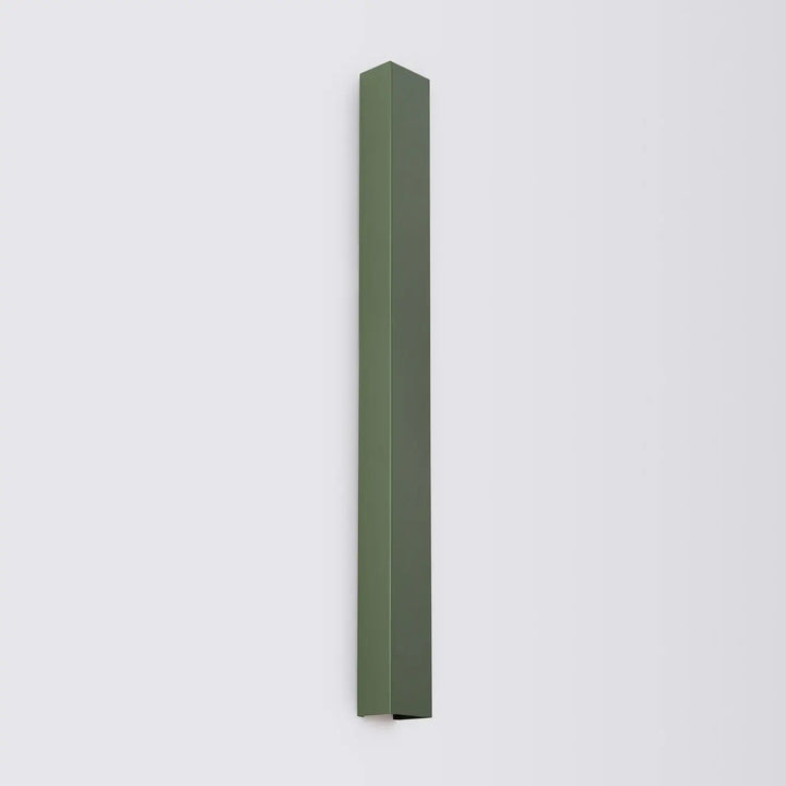 Applique murale freya 90 vert olive compose d’appliques murales minimalistes en design rectangle mat moderne