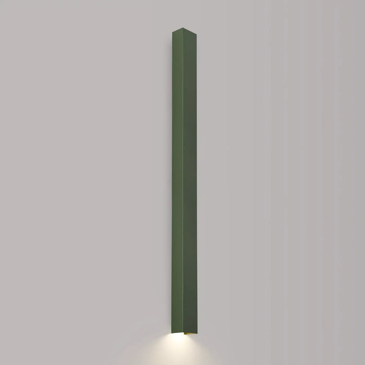 Applique murale freya 120 vert olive mat rectangle compose d’appliques murales disponible en cinq coloris