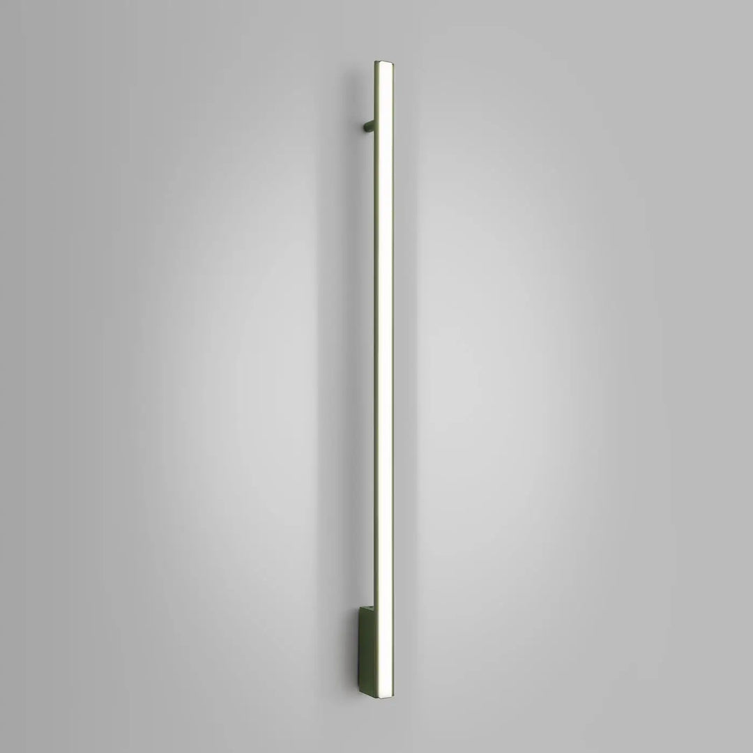 Applique murale lagom 120 vert olive design minimaliste en métal brossé de excellente qualité collection lagom allient