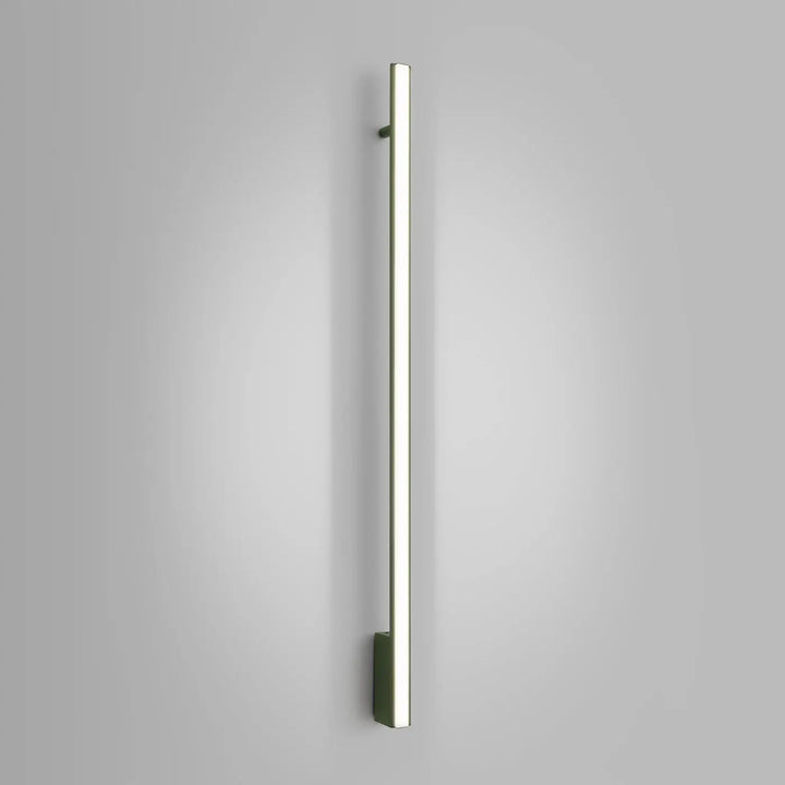 Applique murale lagom 120 vert olive design minimaliste en métal brossé de excellente qualité collection lagom allient